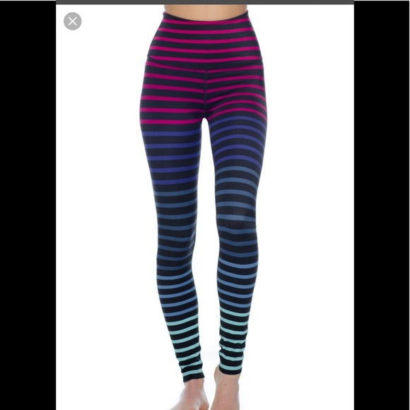 beyond yoga striped legging